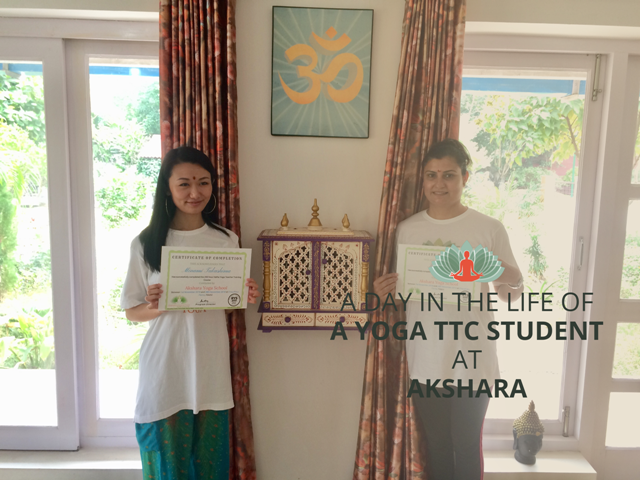 A day in the life of yoga TTC student