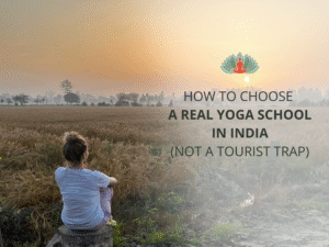 Sun Gazing in rural India on sustainable farm